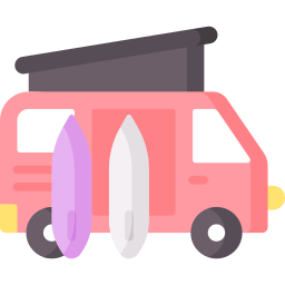 Surf van icon