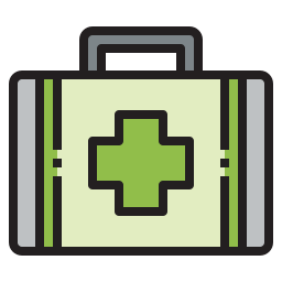 First aid kit icon