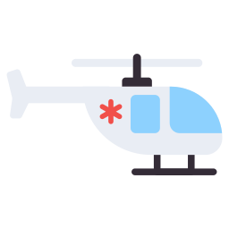 ambulancia aerea icono