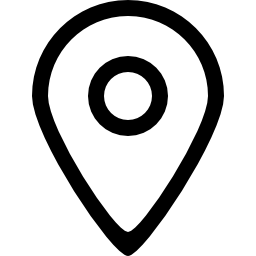 marcador de posición de mapa grande esbozado símbolo de interfaz icono