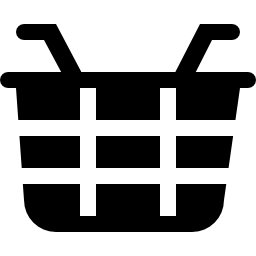 Shopping basket commercial tool icon