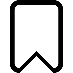 símbolo de interfaz contorneado de marcador icono