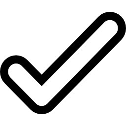 チェックマークのアウトライン icon
