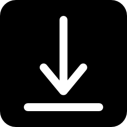 黒い四角いインターフェイス ボタンのシンボルをダウンロード icon