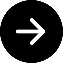 Right arrow in black circular button icon