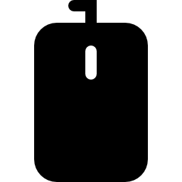 Bag rounded rectangular black tool shape icon