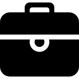 simbolo nero del portafoglio icona