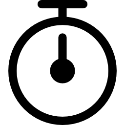 strumento di cronometraggio del timer icona
