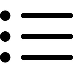 símbolo de interface de lista Ícone