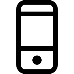 Cellular phone outline icon