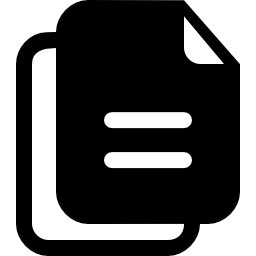 symbole d'interface de copie de fichiers Icône
