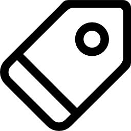 Label outline icon