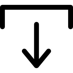 pijl-omlaag-symbool downloaden icoon