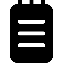 Notebook black tool symbol icon