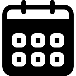 Calendar events symbol icon