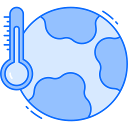 réchauffement climatique Icône