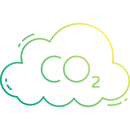 nube de co2 icono