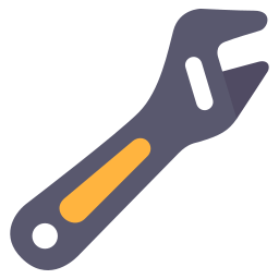 Adjustable spanner icon