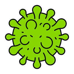 mikroorganizm ikona