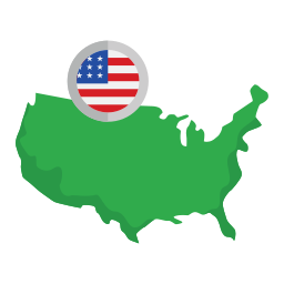 estados unidos de américa icono