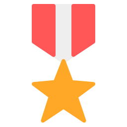 médaille étoile Icône