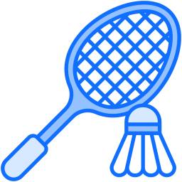 equipo de bádminton icono