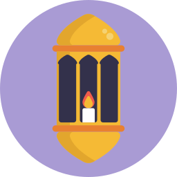 Lamp candle icon