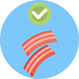 Bacon strips icon