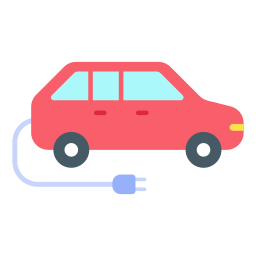 Electric car icon