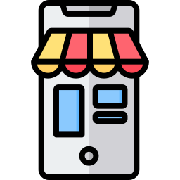 boutique mobile Icône