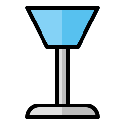 un verre Icône