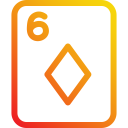 Six of diamonds icon