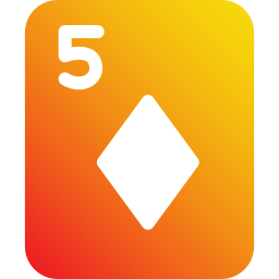 Five of diamonds icon