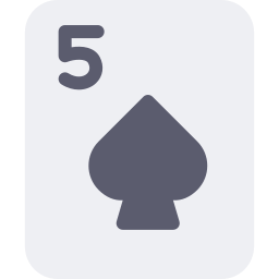 Five of spades icon