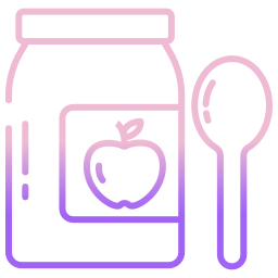 Baby food icon