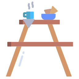 Picnic table icon