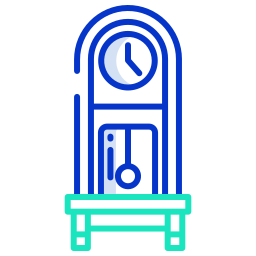 Grandfather clock icon