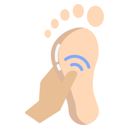 massaggio ai piedi icona