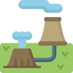 Geothermal energy icon