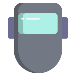 Welding mask icon