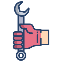 llave inglesa icono