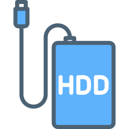 External hard drive icon