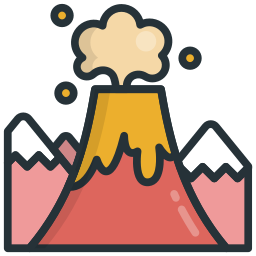 Volcanic icon