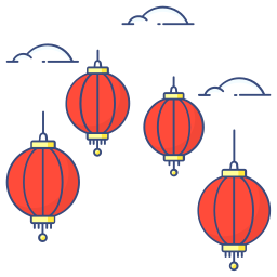 Китайский фонарь иконка