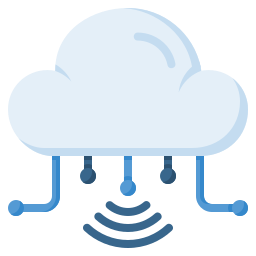 Cloud network icon