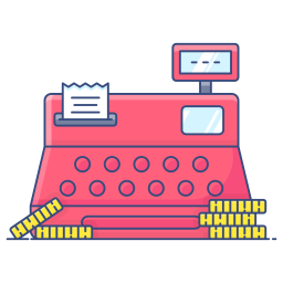 caja registradora icono