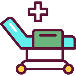 Hospital bed icon