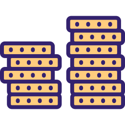 Coins stack icon