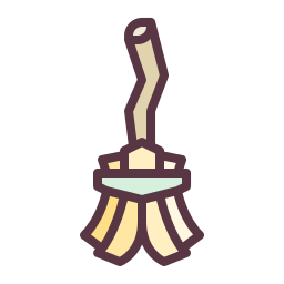 Magic broom icon
