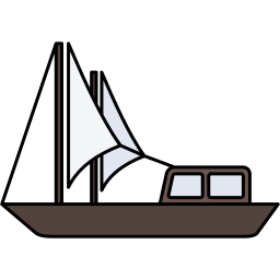 Парусное судно иконка